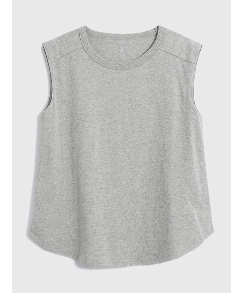 GAP（ギャップ）の「ソフトジャージー 丸裾 タンクトップ（タンクトップ・レディース・グリーン/グレー/ベージュ/ホワイト/ブルー/ブラック・L/XL/S/XS/M/XXS）」の10枚目の写真