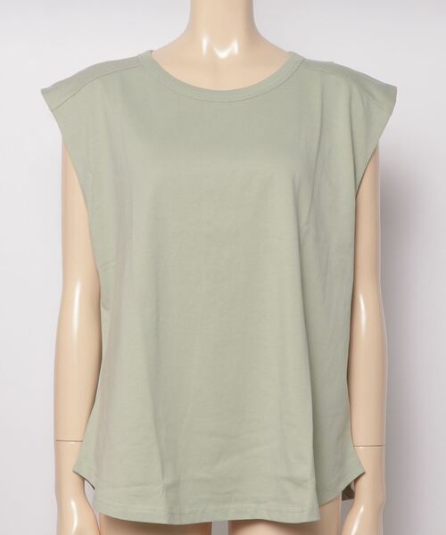 GAP（ギャップ）の「ソフトジャージー 丸裾 タンクトップ（タンクトップ・レディース・グリーン/グレー/ベージュ/ホワイト/ブルー/ブラック・L/XL/S/XS/M/XXS）」の17枚目の写真