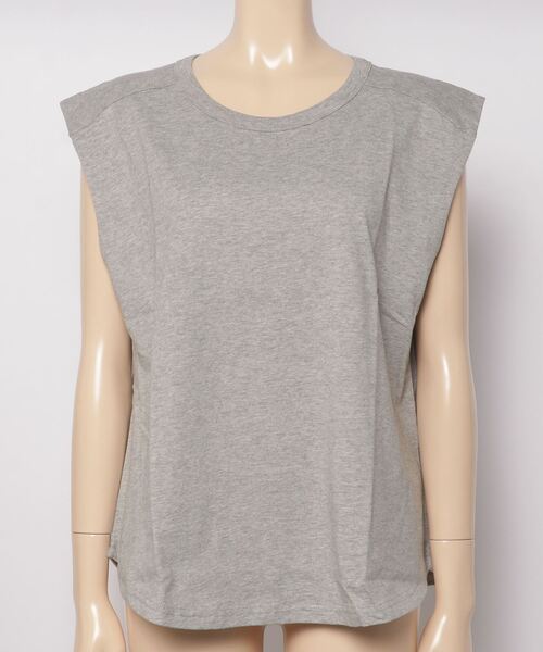 GAP（ギャップ）の「ソフトジャージー 丸裾 タンクトップ（タンクトップ・レディース・グリーン/グレー/ベージュ/ホワイト/ブルー/ブラック・L/XL/S/XS/M/XXS）」の18枚目の写真