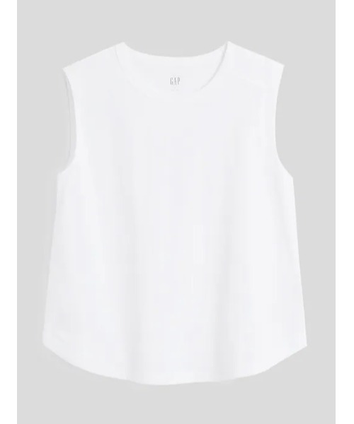 GAP（ギャップ）の「ソフトジャージー 丸裾 タンクトップ（タンクトップ・レディース・グリーン/グレー/ベージュ/ホワイト/ブルー/ブラック・L/XL/S/XS/M/XXS）」の15枚目の写真