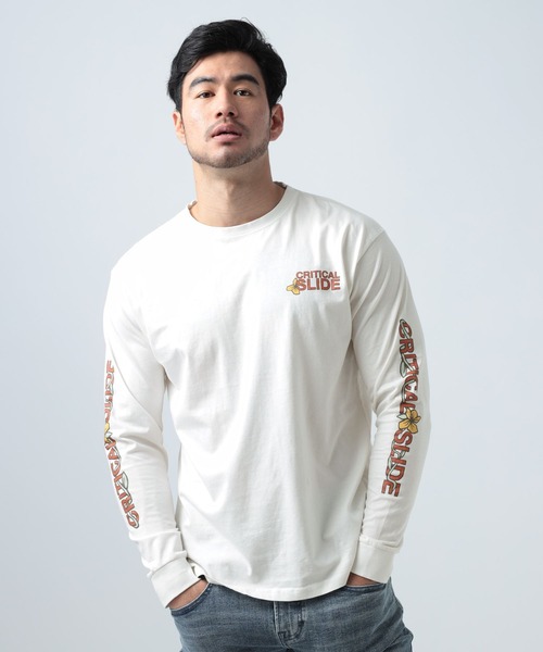 Critical Slide(クリティカルスライド)の「【CRITICAL SLIDE(クリティカルスライド)】BOTANIC LS(Tシャツ/カットソー・メンズ・ホワイト・LARGE/MEDIUM)」の1枚目の写真