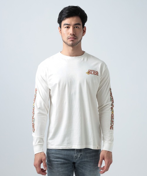 Critical Slide(クリティカルスライド)の「【CRITICAL SLIDE(クリティカルスライド)】BOTANIC LS(Tシャツ/カットソー・メンズ・ホワイト・LARGE/MEDIUM)」の2枚目の写真