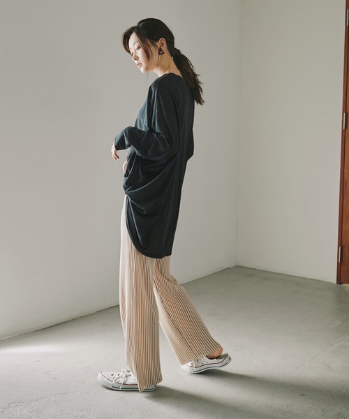 Fashion Letter(ファッションレター)の「UVドルマンカットソー(Tシャツ/カットソー・レディース・ブラック/グレー/ホワイト/ネイビー・FREE)」の9枚目の写真