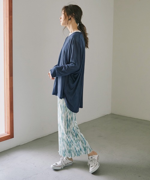 Fashion Letter(ファッションレター)の「UVドルマンカットソー(Tシャツ/カットソー・レディース・ブラック/グレー/ホワイト/ネイビー・FREE)」の7枚目の写真