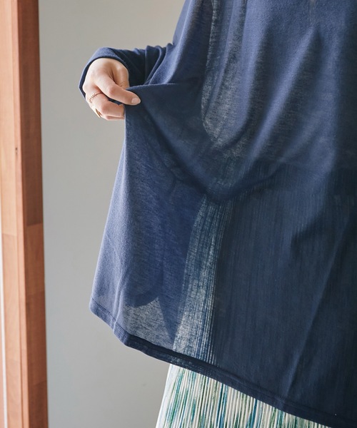 Fashion Letter(ファッションレター)の「UVドルマンカットソー(Tシャツ/カットソー・レディース・ブラック/グレー/ホワイト/ネイビー・FREE)」の8枚目の写真