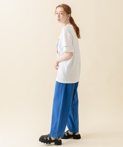 Paradise Picnic(パラダイスピクニック)の「ET フィルムアートTシャツ(Tシャツ/カットソー・レディース・ベージュ/ブルー・FREE)」の10枚目の写真