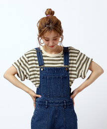 CRH RIB BORDER クルーネックTシャツ