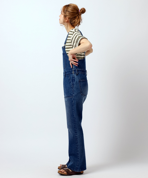 B.C STOCK（ベーセーストック）の「CRH RIB BORDER クルーネックTシャツ（Tシャツ/カットソー・メンズ・ブラウン/アイボリー・MEDIUM/LARGE/SMALL）」の4枚目の写真