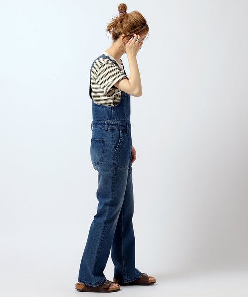 B.C STOCK（ベーセーストック）の「CRH RIB BORDER クルーネックTシャツ（Tシャツ/カットソー・メンズ・ブラウン/アイボリー・MEDIUM/LARGE/SMALL）」の6枚目の写真