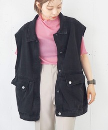 tiptop | デニムBIGベスト(ベスト)
