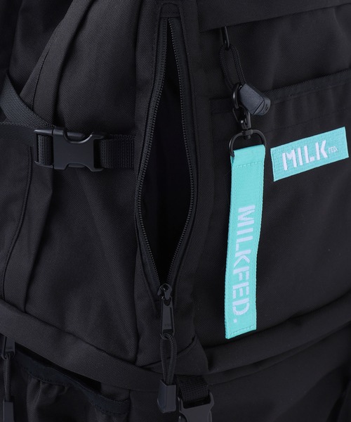 MILKFED.（ミルクフェド）の「NEO BIG BACKPACK BAR LIMITED COLOR/　大容量リュックサック/バックパック/PC収納（バックパック/リュック・レディース・ブラック・ONE SIZE）」の11枚目の写真