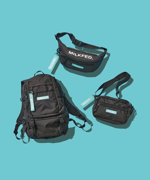 MILKFED.（ミルクフェド）の「NEO BIG BACKPACK BAR LIMITED COLOR/　大容量リュックサック/バックパック/PC収納（バックパック/リュック・レディース・ブラック・ONE SIZE）」の19枚目の写真