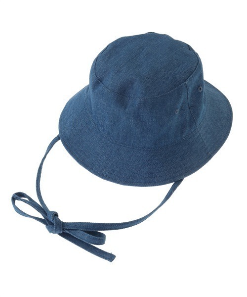 Candy Stripper（キャンディストリッパー）の「TINY BUTTERFLY BUCKET ハット（ハット・レディース・インディゴブルー/オフホワイト・FREE）」の12枚目の写真