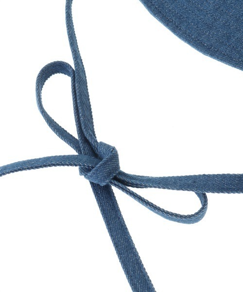 Candy Stripper（キャンディストリッパー）の「TINY BUTTERFLY BUCKET ハット（ハット・レディース・インディゴブルー/オフホワイト・FREE）」の15枚目の写真