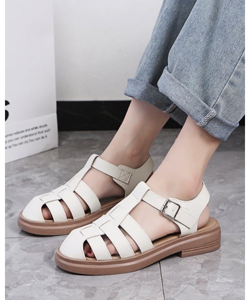 Ritzy（リッツィー）の「グルカサンダル（サンダル・レディース・ホワイト/ブラック・23/24/22.5/23.5）」の2枚目の写真