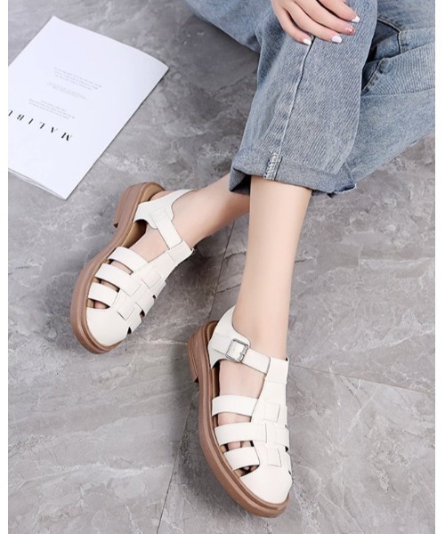 Ritzy（リッツィー）の「グルカサンダル（サンダル・レディース・ホワイト/ブラック・23/24/22.5/23.5）」の13枚目の写真