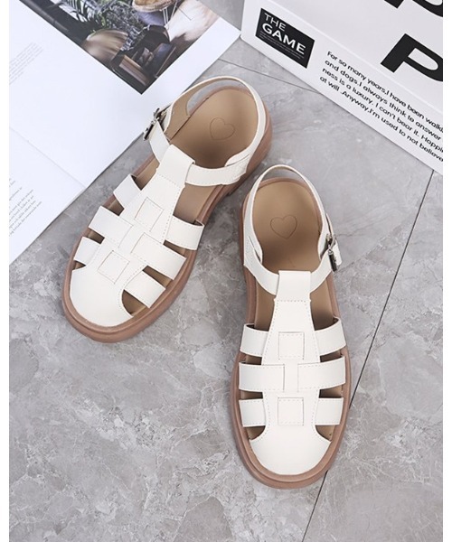 Ritzy（リッツィー）の「グルカサンダル（サンダル・レディース・ホワイト/ブラック・23/24/22.5/23.5）」の7枚目の写真