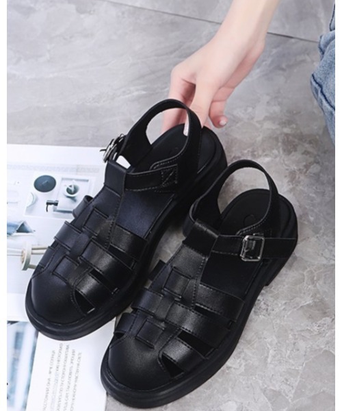 Ritzy（リッツィー）の「グルカサンダル（サンダル・レディース・ホワイト/ブラック・23/24/22.5/23.5）」の10枚目の写真