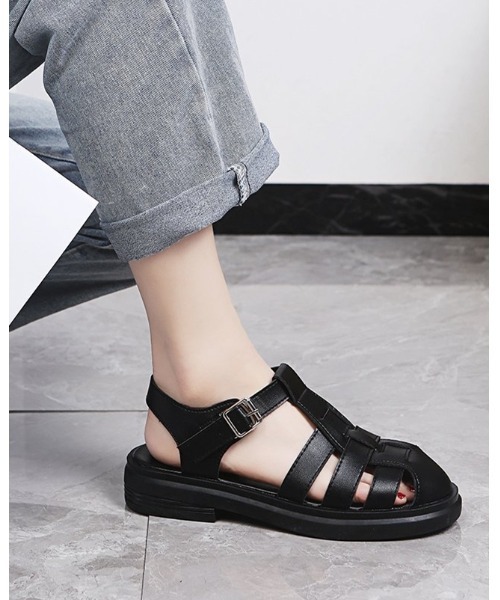 Ritzy（リッツィー）の「グルカサンダル（サンダル・レディース・ホワイト/ブラック・23/24/22.5/23.5）」の8枚目の写真