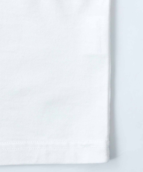 X-girl（エックスガール）の「LOGO RINGER S/S TEE/ブランドロゴ リンガーTシャツ（Tシャツ/カットソー・レディース・チャコール/ホワイト/ライトパープル・S/M）」の8枚目の写真