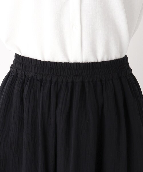 ITS'DEMO（イッツデモ）の「◆コットン(綿)楊柳ティアードスカート（スカート・レディース・ブラック/グリーン/オレンジ/ピンク系・00）」の10枚目の写真