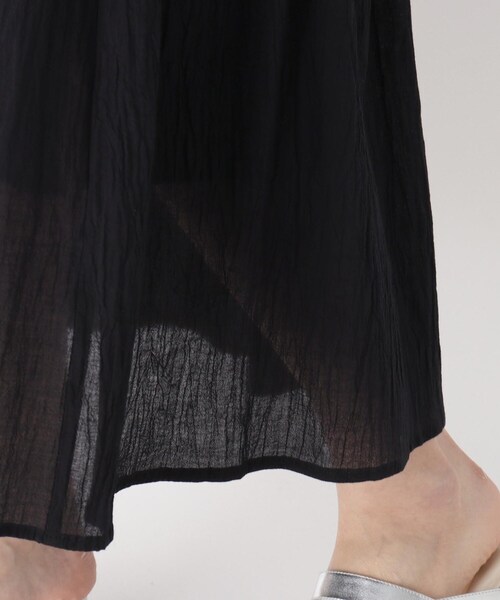 ITS'DEMO（イッツデモ）の「◆コットン(綿)楊柳ティアードスカート（スカート・レディース・ブラック/グリーン/オレンジ/ピンク系・00）」の9枚目の写真