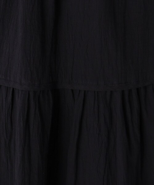 ITS'DEMO（イッツデモ）の「◆コットン(綿)楊柳ティアードスカート（スカート・レディース・ブラック/グリーン/オレンジ/ピンク系・00）」の11枚目の写真