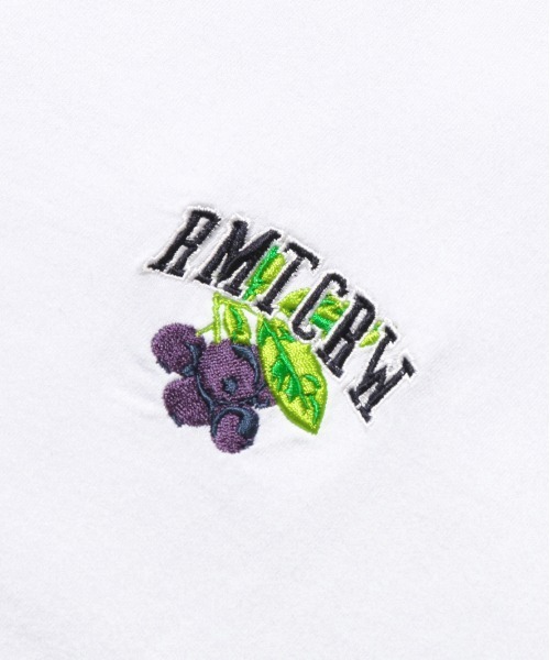 ROMANTIC CROWN（ロマンティッククラウン）の「【ROMANTIC CROWN】FRUIT QUOKKA TEE / ロマンティッククラウン フルーツ ワラビー グラフィック Tシャツ（Tシャツ/カットソー・メンズ・ネイビー/ホワイト・LARGE/MEDIUM）」の11枚目の写真