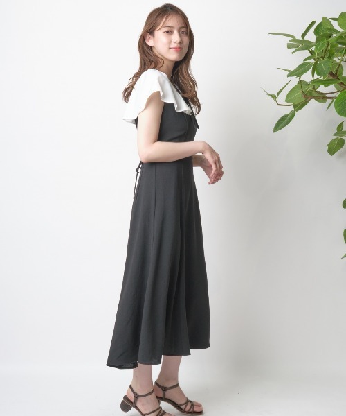WILLSELECTION(ウィルセレクション)の「プチ衿マーメイドワンピース(ワンピース・レディース・ブラック/ブラウン/カーキ・MEDIUM)」の13枚目の写真