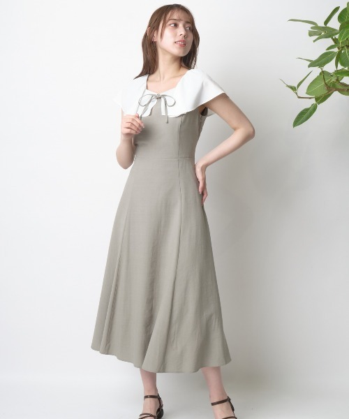 WILLSELECTION(ウィルセレクション)の「プチ衿マーメイドワンピース(ワンピース・レディース・ブラック/ブラウン/カーキ・MEDIUM)」の16枚目の写真