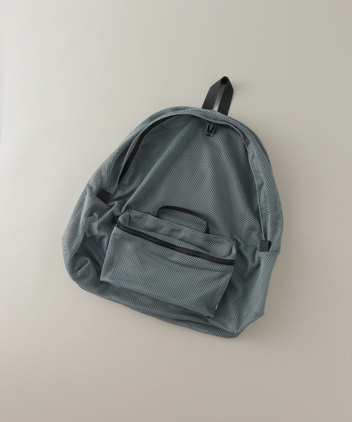 B.C STOCK（ベーセーストック）の「【NORDINARY/ノーディナリー】別注 MESH SACK（バックパック/リュック・メンズ・ブラック/グレー/グリーン/オレンジ系その他・FREE）」の3枚目の写真