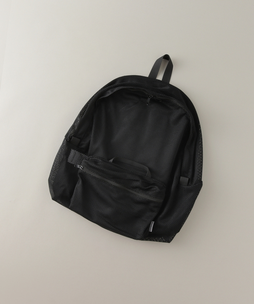 B.C STOCK（ベーセーストック）の「【NORDINARY/ノーディナリー】別注 MESH SACK（バックパック/リュック・メンズ・ブラック/グレー/グリーン/オレンジ系その他・FREE）」の2枚目の写真
