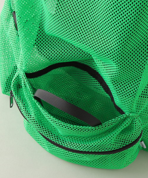 B.C STOCK（ベーセーストック）の「【NORDINARY/ノーディナリー】別注 MESH SACK（バックパック/リュック・メンズ・ブラック/グレー/グリーン/オレンジ系その他・FREE）」の14枚目の写真