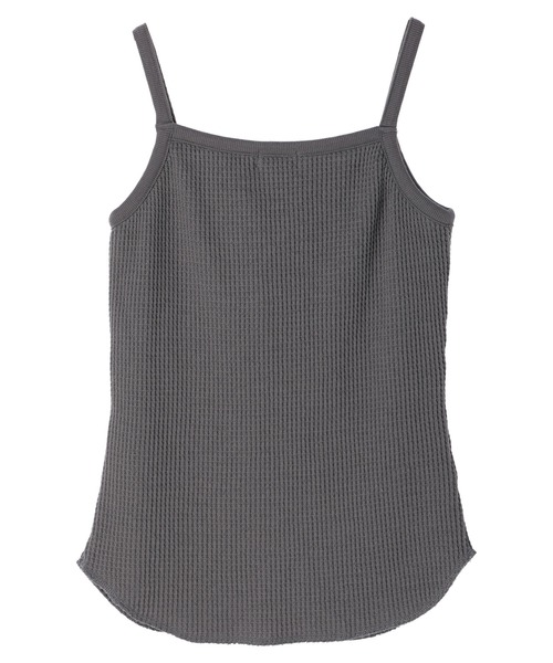 earth music&ecology（アースミュージックアンドエコロジー）の「カップ付きキャミソール（キャミソール・レディース・チャコールグレー/アイボリー/グレイッシュベージュ/ダークブラウン・S/M）」の17枚目の写真