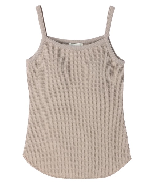 earth music&ecology（アースミュージックアンドエコロジー）の「カップ付きキャミソール（キャミソール・レディース・チャコールグレー/アイボリー/グレイッシュベージュ/ダークブラウン・S/M）」の18枚目の写真