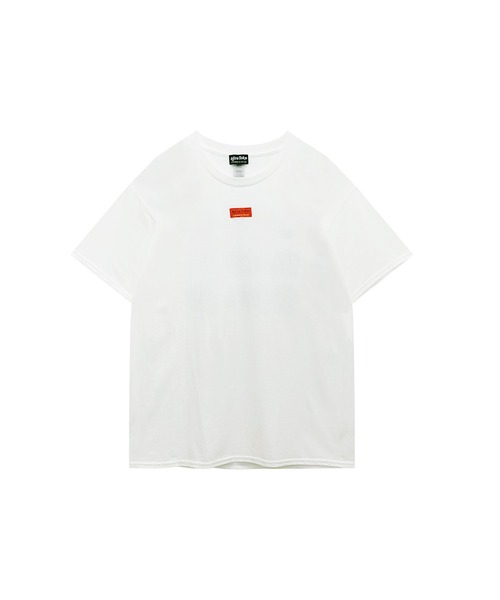 ADIRA（アディラ）の「ユニセックスワッペンプリントT（Tシャツ/カットソー・レディース・ホワイト/ネイビー・X-LARGE）」の3枚目の写真