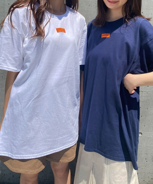 ADIRA（アディラ）の「ユニセックスワッペンプリントT（Tシャツ/カットソー・レディース・ホワイト/ネイビー・X-LARGE）」の20枚目の写真