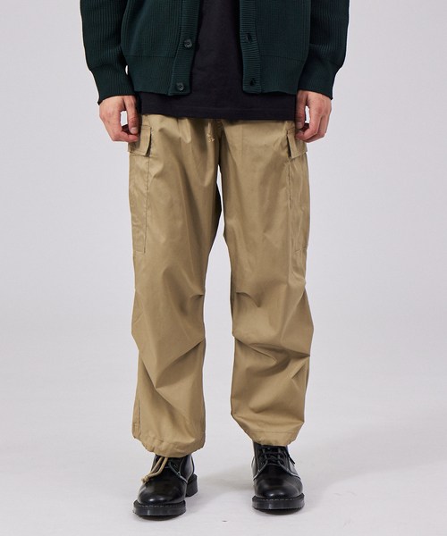 MYSELF ABAHOUSE(マイセルフアバハウス)の「FUTIGUE OVER CARGO ファティーグオーバーカーゴパンツ/オーバースノーパンツ(カーゴパンツ・メンズ・ベージュ/ブラック/カーキ・46/48)」の1枚目の写真