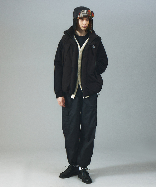 MYSELF ABAHOUSE(マイセルフアバハウス)の「FUTIGUE OVER CARGO ファティーグオーバーカーゴパンツ/オーバースノーパンツ(カーゴパンツ・メンズ・ベージュ/ブラック/カーキ・46/48)」の4枚目の写真