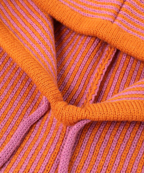 Ray BEAMS（レイビームス）の「Ray BEAMS / ピンストライプ フーディー（ニットキャップ/ビーニー・レディース・ブルー/オレンジ・ONE SIZE）」の20枚目の写真