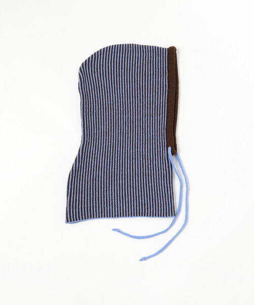 Ray BEAMS（レイビームス）の「Ray BEAMS / ピンストライプ フーディー（ニットキャップ/ビーニー・レディース・ブルー/オレンジ・ONE SIZE）」の12枚目の写真