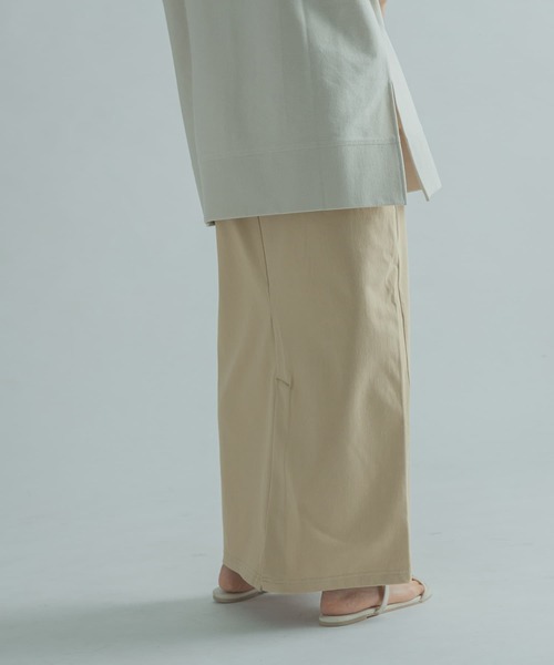 FORK&SPOON（フォークアンドスプーン）の「FORK&SPOON　カットストレートスカート（スカート・レディース・ブラック/ライトベージュ・1/2）」の12枚目の写真