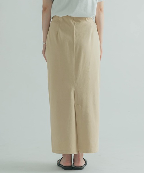 FORK&SPOON（フォークアンドスプーン）の「FORK&SPOON　カットストレートスカート（スカート・レディース・ブラック/ライトベージュ・1/2）」の15枚目の写真