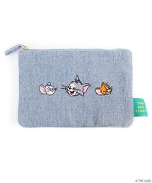 TOM&JERRY（トムアンドジェリー）の「【公式】TOM and JERRY　ピクセル フラットポーチ（ポーチ）」