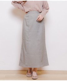 flower | チェックマーメイドスカート(スカート)