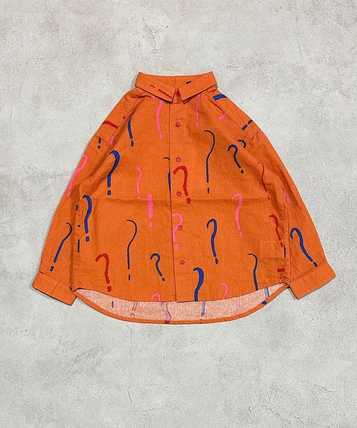 HOGAN RANCH WEAR(ホーガンランチウエア)の「スナップボタンシャツ(90~130cm)(シャツ/ブラウス・キッズ・グレー/オフホワイト/オレンジ/グリーン・90/100/110/120/130)」の4枚目の写真