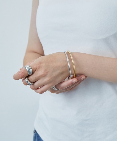JUNRED（ジュンレッド）の「ital. from JUNRed / combine bangle（バングル/リストバンド・メンズ・シルバー・FREE）」の6枚目の写真