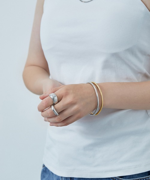 JUNRED（ジュンレッド）の「ital. from JUNRed / combine bangle（バングル/リストバンド・メンズ・シルバー・FREE）」の7枚目の写真