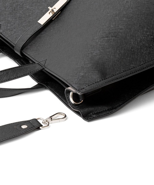 VitaFelice（ヴィータフェリーチェ）の「3ルームビジネストートバッグ（トートバッグ・レディース・ライトグレー/グレー/ブラック/チャコール・FREE）」の8枚目の写真