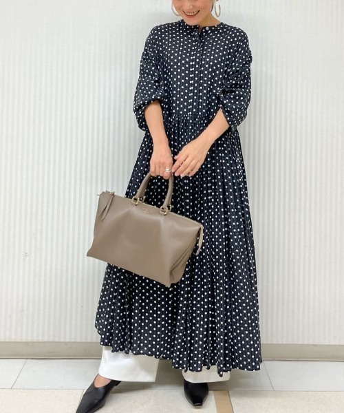 BEARDSLEY（ビアズリー）の「トラックバギーパンツ：低身長・ウエストゴム・高身長にも３サイズ展開（その他パンツ・レディース・ホワイト/ブラック・1/2/0）」の20枚目の写真